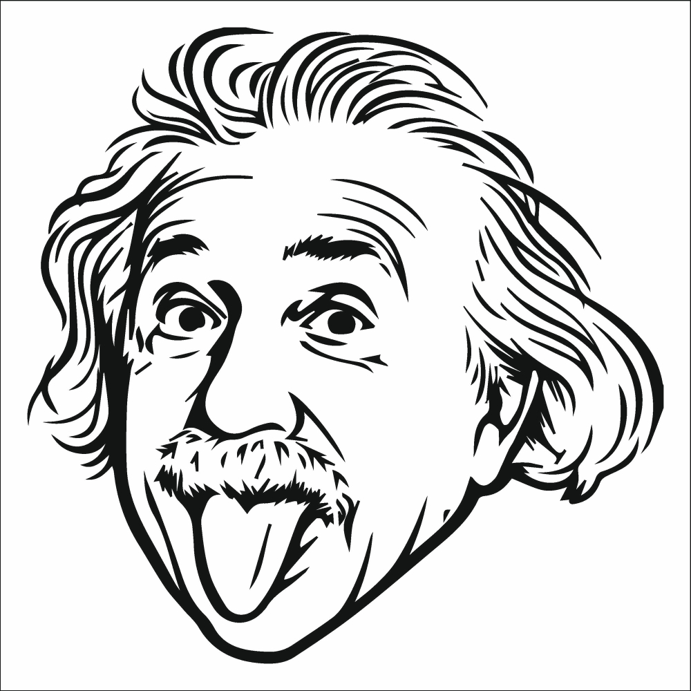 albert-einstein-stencil